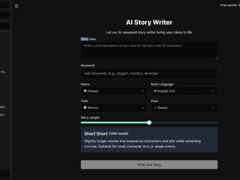 AI Story Writer